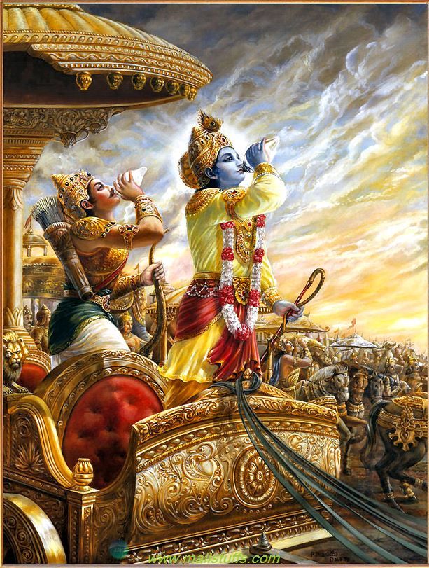 Krishna and Arjuna
